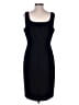 Tahari Solid Black Cocktail Dress Size M (estimated) - photo 2