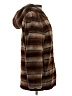 Tess Elliott Studio 100% Polyester Stripes Brown Faux Fur Jacket Size S - photo 4