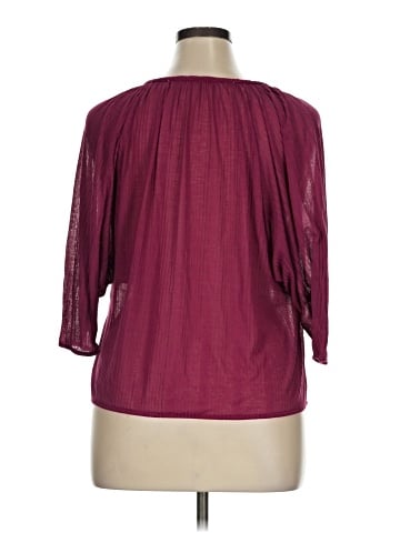 American Rag Cie 3/4 Sleeve Blouse (view 2)