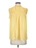 Max Studio 100% Polyester Yellow Sleeveless Blouse Size S - photo 1