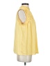 Max Studio 100% Polyester Yellow Sleeveless Blouse Size S - photo 4