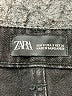 Zara Solid Black Denim Skirt Size S - photo 4