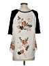 Le Lis 100% Polyester Ivory 3/4 Sleeve Blouse Size S - photo 2