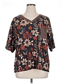 Emery Rose Short Sleeve Blouse