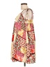 Shein 100% Polyester Print Red Casual Dress Size L - photo 5