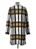 Nine West Plaid Brown Cardigan Size L - photo 2