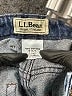 L.L.Bean 100% Cotton Chevron-herringbone Blue Jeans Size 8 - photo 6