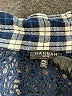 Hannah 100% Viscose Plaid Blue Long Sleeve Button-Down Shirt Size XL (petite) - photo 7