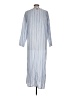 Assorted Brands Stripes Blue Casual Dress Size 12 - photo 2