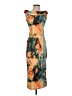 Unbranded Tie-dye Orange Cocktail Dress Size XS - photo 1