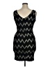 Sky Chevron-herringbone Black Cocktail Dress Size 1X - photo 2