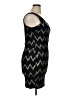 Sky Chevron-herringbone Black Cocktail Dress Size 1X - photo 4