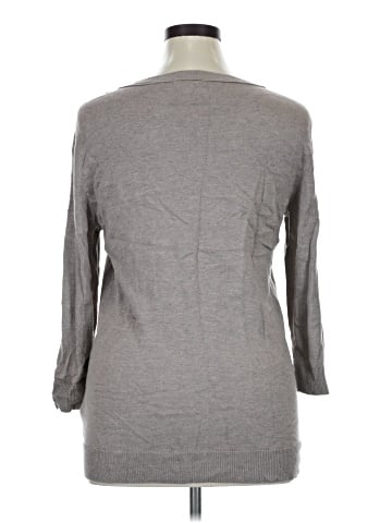 New York & Company 3/4 Sleeve T-Shirt (view 2)