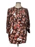 Torrid 100% Rayon Brown 3/4 Sleeve Blouse Size Lg Plus (0) - photo 1