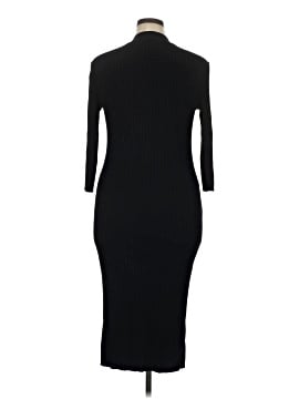 new york and company long sleeve dress New York & Co Faux Wrap Dress, XL