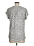 B Collection by Bobeau Silver Short Sleeve Blouse Size M - photo 2