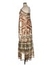 Vineet Bahl 100% Polyester Paisley Brown Casual Dress Size XL - photo 5