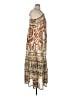 Vineet Bahl 100% Polyester Paisley Brown Casual Dress Size XL - photo 4