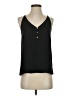 Ann Taylor LOFT 100% Polyester Black Sleeveless Blouse Size XS - photo 1