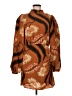Rhode 100% Viscose Print Brown Casual Dress Size 8 - photo 1