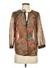 Edme & Esyllte 100% Polyester Paisley Orange 3/4 Sleeve Blouse Size 2 - photo 1