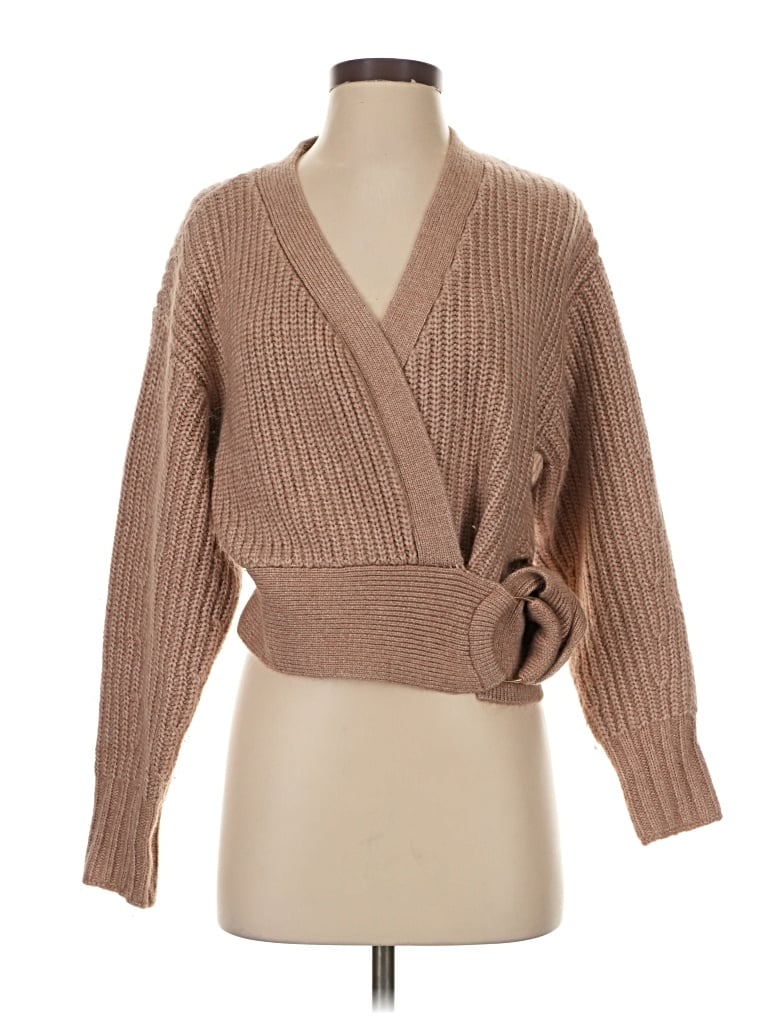 Pre-owned Design History Cardigan Sweater In Tan