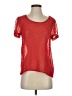 Pins and Needles 100% Polyester Red Short Sleeve Top Size S - photo 1