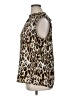 Assorted Brands Animal Print Brown Sleeveless Blouse Size 0X (estimated) - photo 5