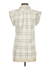 UNTUCKit Silver Sleeveless Button-Down Shirt Size 2 - photo 2