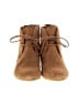 Nine West 100% Leather Tan Ankle Boots Size 9 - photo 2