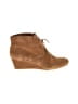 Nine West 100% Leather Tan Ankle Boots Size 9 - photo 1