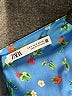 Zara Stars Blue Casual Dress Size S - photo 4