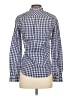 UNTUCKit 100% Cotton Checkered-gingham Blue Long Sleeve Button-Down Shirt Size 0 - photo 2
