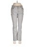 Eileen Fisher Chevron-herringbone Gray Jeans Size 8 - photo 1