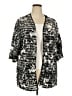 Maggie Barnes 100% Polyester Multi Color Gray Kimono Size 2X - photo 1