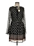 Xhilaration 100% Polyester Paisley Black Casual Dress Size S - photo 1
