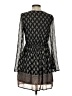 Xhilaration 100% Polyester Paisley Black Casual Dress Size S - photo 2