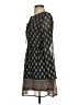 Xhilaration 100% Polyester Paisley Black Casual Dress Size S - photo 5