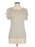 Ella Moss Gray Short Sleeve Top Size M - photo 1