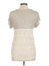 Ella Moss Gray Short Sleeve Top Size M - photo 2