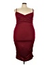Shein Burgundy Cocktail Dress Size 3X - photo 1