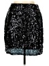 Unbranded 100% Polyester Tweed Black Formal Skirt Size L - photo 1