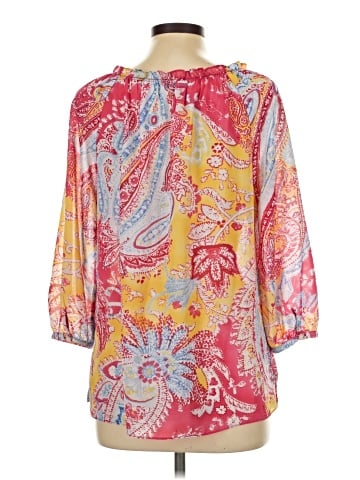 Chaps 3/4 Sleeve Blouse (view 2)