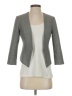 Express Chevron-herringbone Gray Blazer Size 0 - photo 1