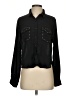Wild Fable 100% Polyester Black Long Sleeve Blouse Size S - photo 1