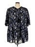 Ellos 100% Polyester Blue Casual Dress Size 22 - 24 - photo 1