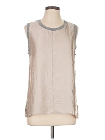 Zara W&B Collection Sleeveless T-Shirt (view 1)