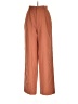 Issey Miyake 100% Wool Solid Brown Orange Wool Pants Size 8 - photo 1