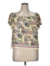 Red Camel Ivory Short Sleeve Blouse Size XL - photo 1
