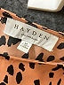 Hayden 100% Polyester Animal Print Brown Casual Dress Size M - photo 7